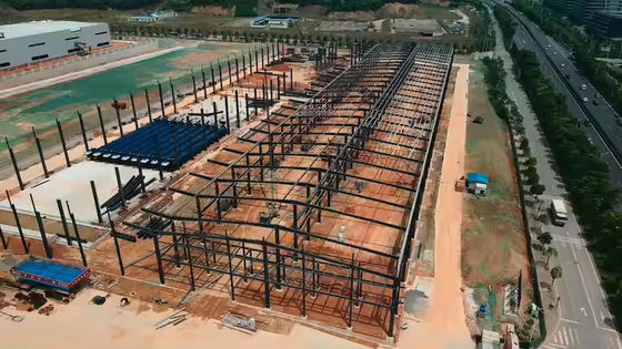 প্রিফ্যাব স্টিল স্ট্রাকচার হোমস স্টিল স্টার হাউস ওয়ার্কশপ মেটাল শ্যাড লজিস্টিক কারখানা গুদাম