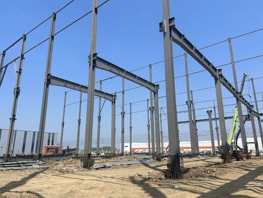 অগ্নি প্রতিরোধী ইস্পাত কারখানা ভবন শিল্প গ্রেড ধাতু কাঠামো