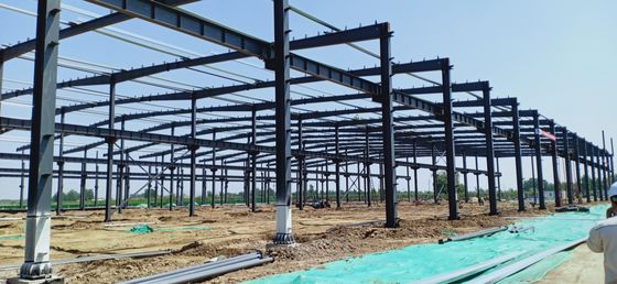 কাস্টমাইজড হট-ওয়াল্ড এইচ উচ্চ শক্তি bolted SGS, BV স্টীল কাঠামো কর্মশালা
