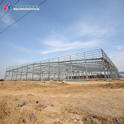 উচ্চ শক্তি সম্পন্ন বোল্ট সহ Q355B ইস্পাত কাঠামো শিল্প গুদাম হ্যাঙ্গার
