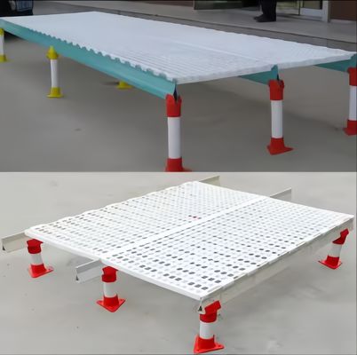 সহজ পরিষ্কার প্লাস্টিক স্ল্যাটেড মেঝে হাঁস ঘর কাস্টমাইজড রঙ