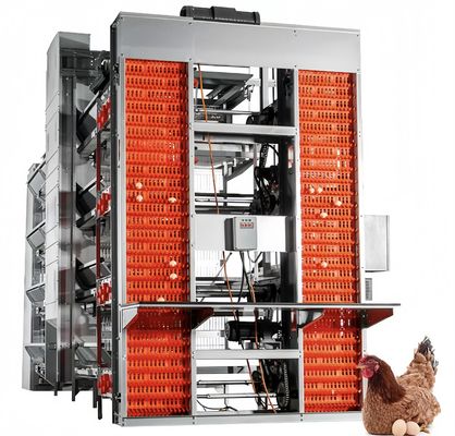 একটি প্রকার ব্যাটারি স্তর চিকেন কেজ স্বয়ংক্রিয় চিকেন হাঁস পালন সরঞ্জাম