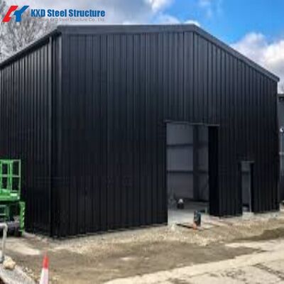 দ্রুত ইনস্টল করুন S355 মাল্টি স্টোরি প্রিফ্যাব্রিকেটেড হালকা ইস্পাত গুদাম বিল্ডিং প্ল্যান শ্যাড কিট