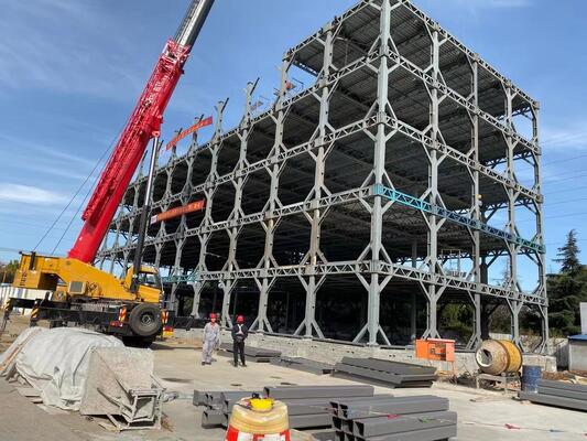 শিল্প প্রকল্পের জন্য কাস্টমাইজযোগ্য ডিজাইন সহ হেভি ডিউটি মাল্টি-স্টোরি স্টিল স্ট্রাকচার বিল্ডিং